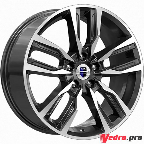 Колесный диск КиК Борэй (КС901) 8x18 5x114.3 ET40 DIA67.1 алмаз чёрный