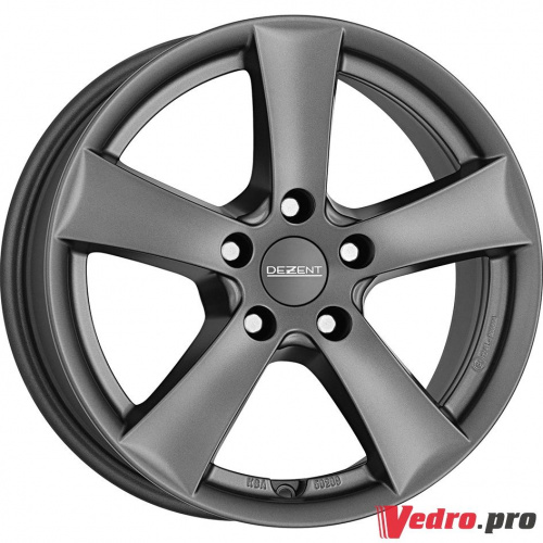 Колесный диск Dezent TX graphite 7x17 5x100 ET38 DIA57.1 Графитовый матовый