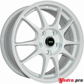 Колесный диск Megami MGM-5 6x14 4x98 ET35 DIA58.6 Черный с полированной лицевой поверхностью