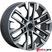 Колесный диск LegeArtis Concept-MI553 7.5x17 6x139.7 ET46 DIA67.1 Черный с полированной лицевой поверхностью