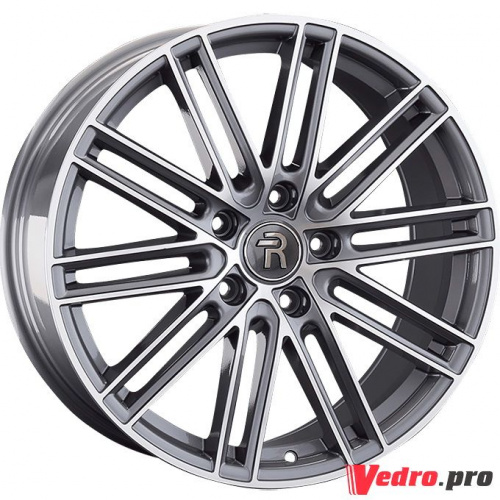 Колесный диск Replay PR21 9.5x21 5x130 ET71 DIA71.6 Серый глянцевый с полированной лицевой частью