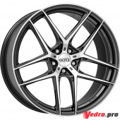 Колесный диск DOTZ LagunaSeca dark 8x19 5x112 ET40 DIA70.1 Антрацитовый с полированной лицевой поверхностью