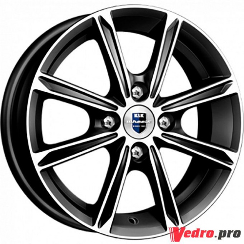 Колесный диск КиК Флэш (КС698) 5x14 4x100 ET45 DIA67.1 Алмаз черный