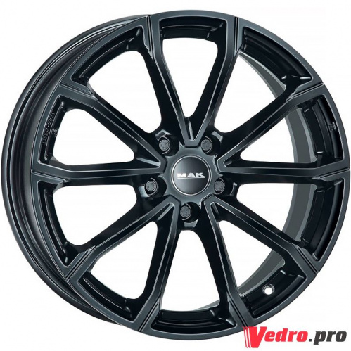Колесный диск MAK DaVinci 7x17 5x110 ET40 DIA65.1 Gloss Black