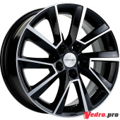 Колесный диск KHOMEN KHW1507 6x15 5x105 ET39 DIA56.6 Black-FP