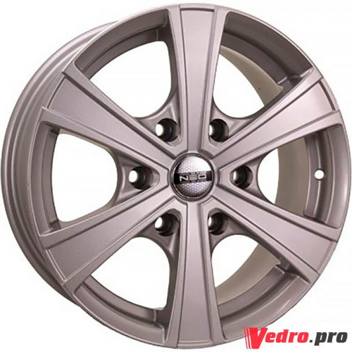 Колесный диск NEO 647 7x16 6x139.7 ET38 DIA67.1 Серебристый