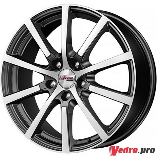 Колесный диск iFree Big Byz (KC680) 7x17 5x114.3 ET35 DIA67.1 Блэк Джек