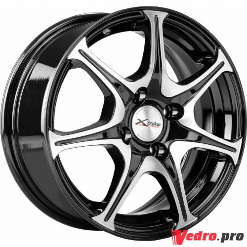Колесный диск X'TRIKE X-110 6x14 4x98 ET35 DIA58.5 BK/FP