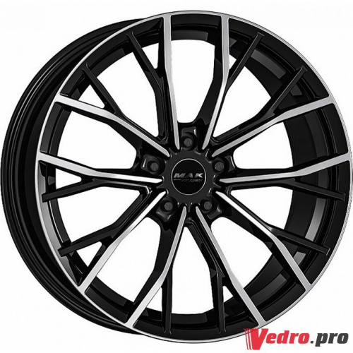 Колесный диск MAK Mark 8x18 5x120 ET52 DIA72.6 Black Mirror
