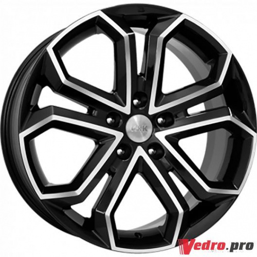 Колесный диск КиК Пандора (КС466) 8.5x19 5x127 ET40 DIA71.6 алмаз чёрный