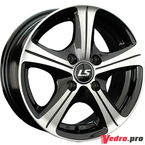 Колесный диск LS 202 6x14 4x100 ET39 DIA73.1 BKF