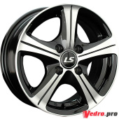 Колесный диск LS 202 6x14 4x100 ET39 DIA73.1 BKF
