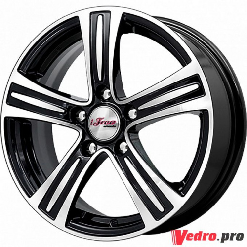 Колесный диск iFree S.U. (КС691) 6x15 5x114.3 ET45 DIA67.1 Блэк Джек