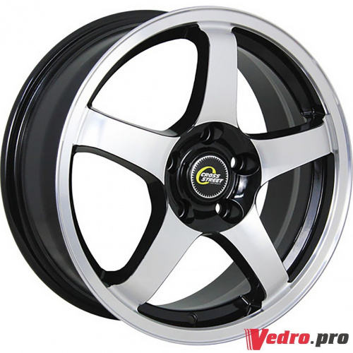 Колесный диск CROSS STREET CR-14 6x15 4x100 ET48 DIA54.1 BKF