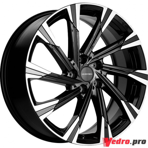 Колесный диск KHOMEN KHW1901 7.5x19 5x114.3 ET45 DIA60.1 Black-FP
