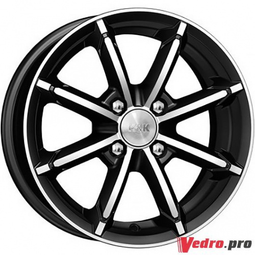 Колесный диск КиК Sportline (КС603) 6x14 4x100 ET30 DIA67.1 алмаз черный