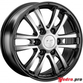 Колесный диск LS 1287 7x17 6x139.7 ET38 DIA67.1 BKF