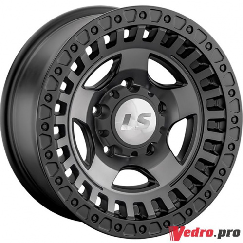 Колесный диск LS 1351 8.5x17 5x150 ET15 DIA110.1 BR+BK