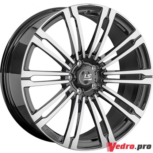 Колесный диск LS FG16 9.5x22 5x120 ET49 DIA72.6 BKF