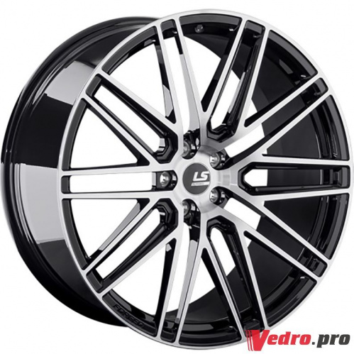 Колесный диск LS FG12 10x22 5x112 ET55 DIA66.6 BKF