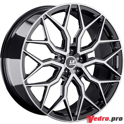 Колесный диск LS FG13 9.5x22 5x114.3 ET47 DIA67.1 BKF
