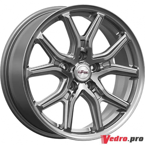 Колесный диск iFree Страйк (КС1080) 6.5x17 5x112 ET38 DIA57.1 Антрацитовый