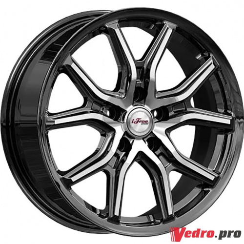 Колесный диск iFree Страйк (КС1080) 6.5x17 5x108 ET33 DIA60.1 Блэк Джек