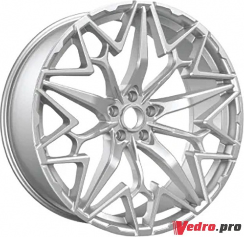 Колесный диск KHOMEN ZEUS 2202 10x22 5x112 ET30 DIA66.6 Brilliant Silver