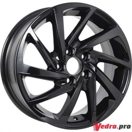 Колесный диск KDW KD1530 6x15 4x100 ET46 DIA60.1 Black Painted