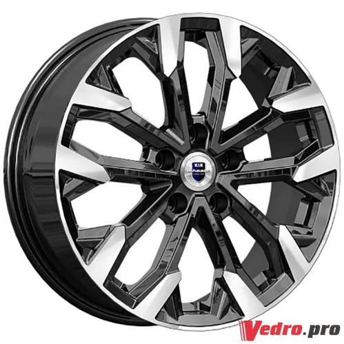 Колесный диск КиК Морейн (КС1046) 6.5x17 5x114.3 ET35 DIA67.1 Алмаз чёрный