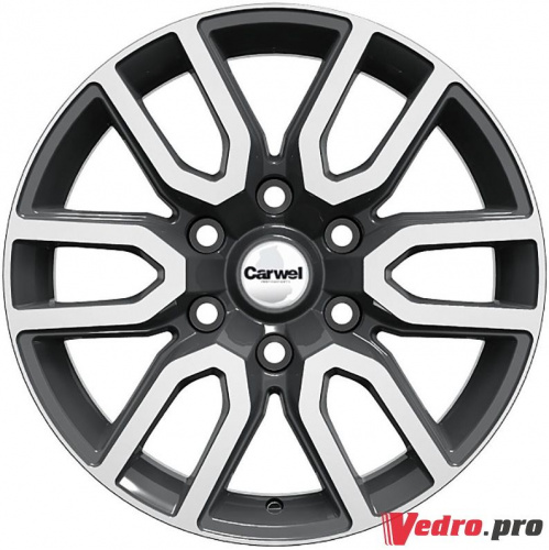 Колесный диск Carwel Барал 1723 7.5x17 6x139.7 ET25 DIA106.1 AGR