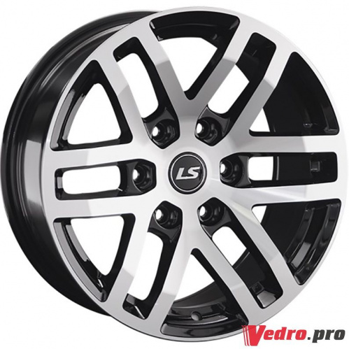 Колесный диск LS 1279 8.5x17 6x139.7 ET30 DIA106.1 BKF