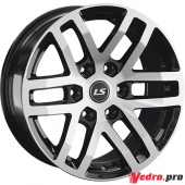 Колесный диск LS 1279 8.5x17 6x139.7 ET30 DIA106.1 BKF
