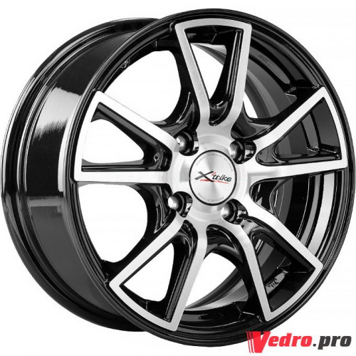 Колесный диск X'TRIKE X-104 6x14 5x100 ET38 DIA67.1 BK/FP