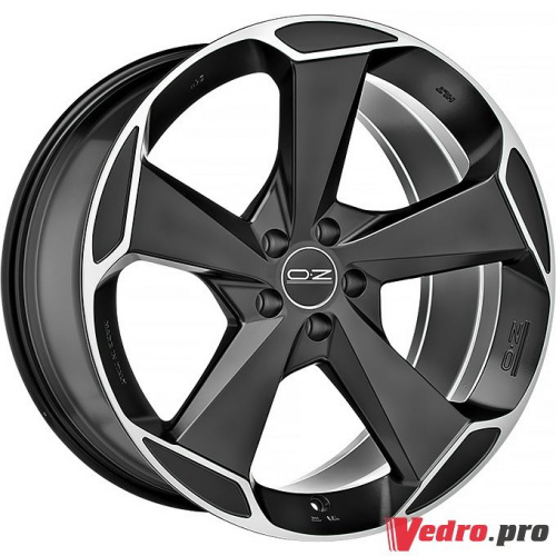 Колесный диск OZ Aspen HLT 9.5x20 5x112 ET52 DIA79 Matt Black Diamond Cut