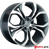 Колесный диск Replay B116 11x20 5x120 ET37 DIA74.1 Серый глянцевый с полированной лицевой частью