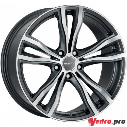 Колесный диск MAK X-Mode 11.5x21 5x112 ET38 DIA66.6 Gunmetal Mirror Face