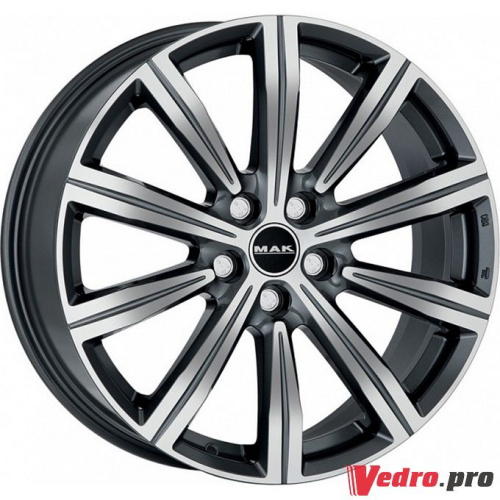 Колесный диск MAK Birmingham 8x19 5x120 ET38 DIA72.6 Gunmetal Mirror Face