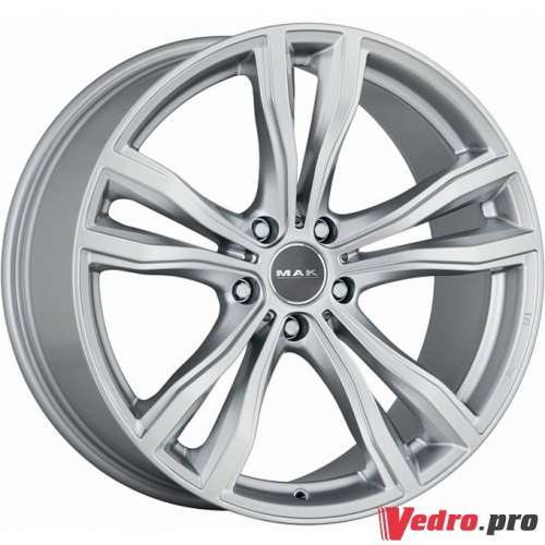 Колесный диск MAK X-Mode 10x21 5x120 ET40 DIA74.1 Серебристый