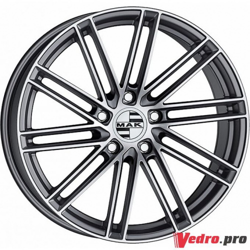 Колесный диск MAK Leipzig-D 11.5x22 5x130 ET69 DIA71.6 Gunmetal Mirror Face