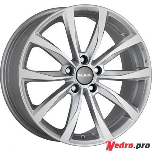 Колесный диск MAK WOLF 6.5x16 5x100 ET42 DIA57.1 Серебристый