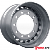 Колесный диск Lemmerz M22 8.5x24 10x335 ET167 DIA281 Серебристый