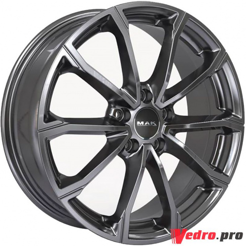 Колесный диск MAK DaVinci 6x16 5x100 ET35 DIA57.1 M-Titan