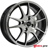 Колесный диск Megami MGM-5 6x14 4x98 ET35 DIA58.6 BKF