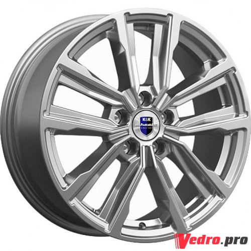 Колесный диск КиК Лацио (КС964) 7.5x17 5x114.3 ET45 DIA67.1 Дарк платинум