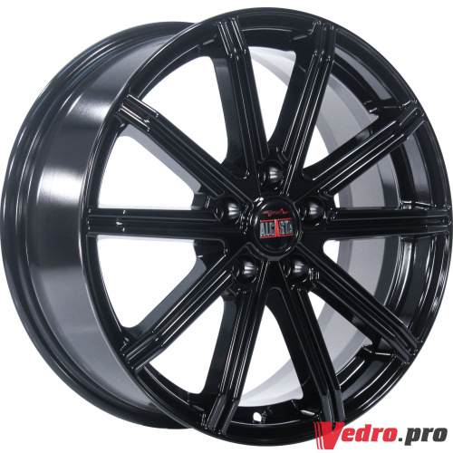 Колесный диск ALCASTA M64 7x17 5x108 ET45 DIA63.35 Черный
