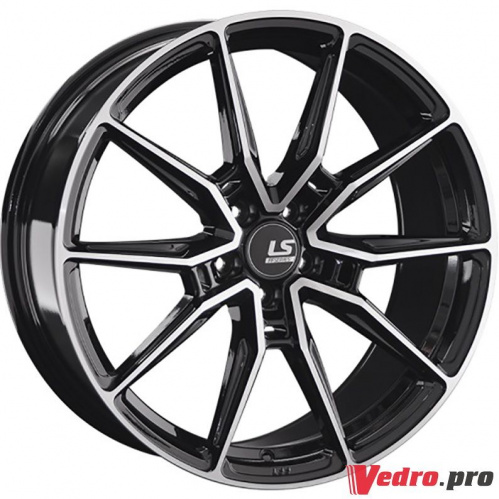 Колесный диск LS RC58 8.5x20 5x114.3 ET45 DIA67.1 BKF