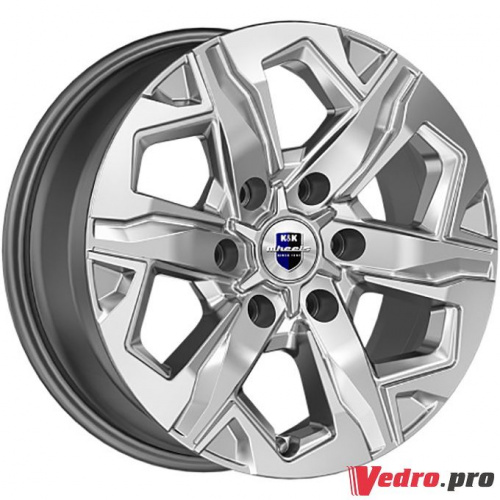 Колесный диск КиК Тейт (КС1050) 7.5x17 6x114.3 ET39 DIA67.1 дарк платинум