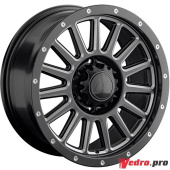 Колесный диск LS 1347 8.5x17 6x139.7 ET25 DIA106.1 BKS+SSF