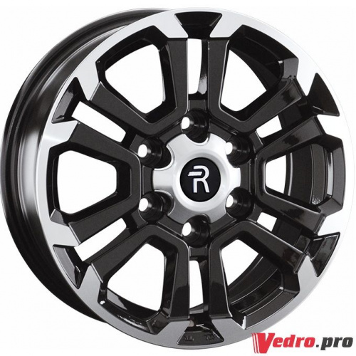 Колесный диск Replay HV82 7x16 6x139.7 ET38 DIA100.1 BKF